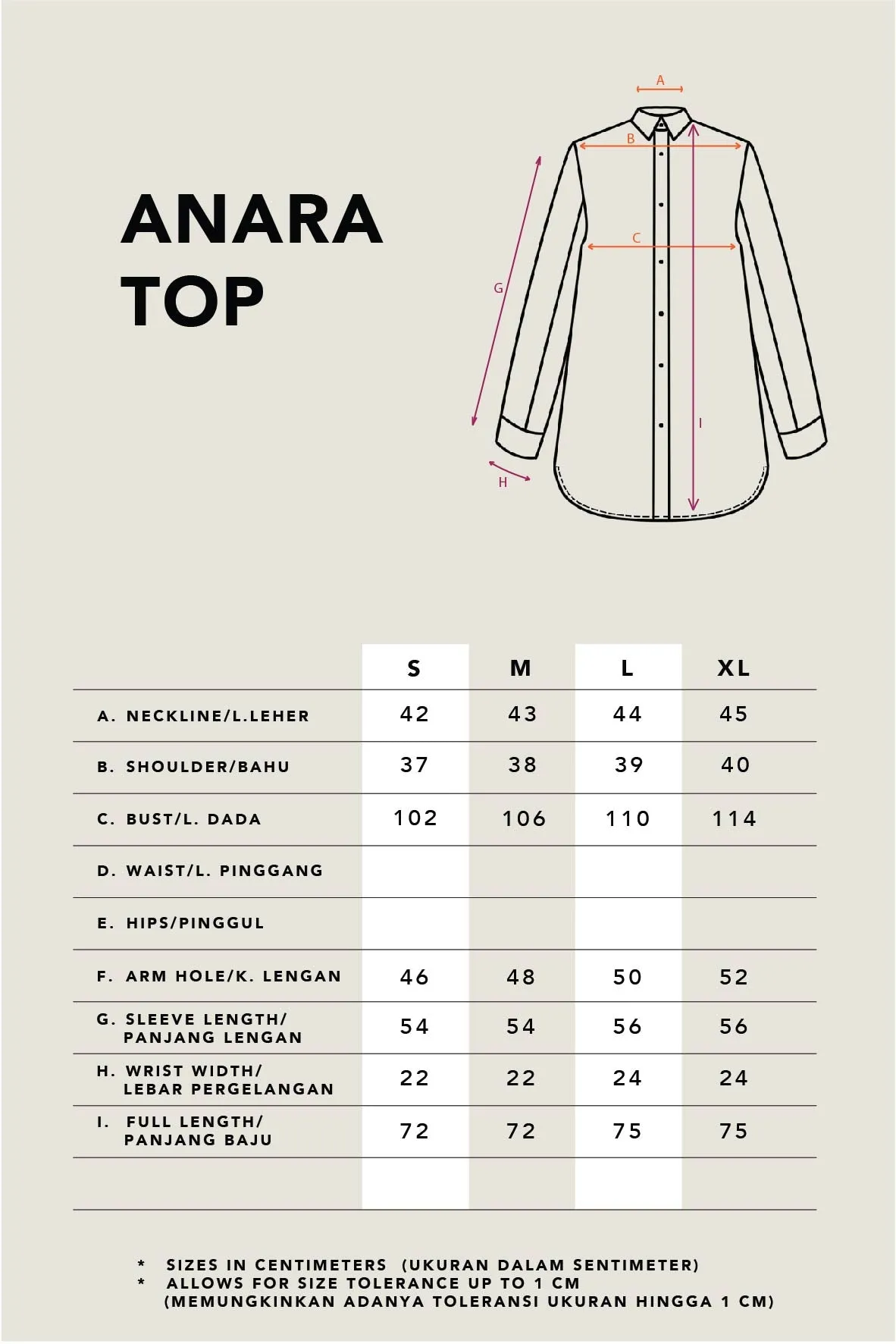 ANARA TOP PLAIN BLACK