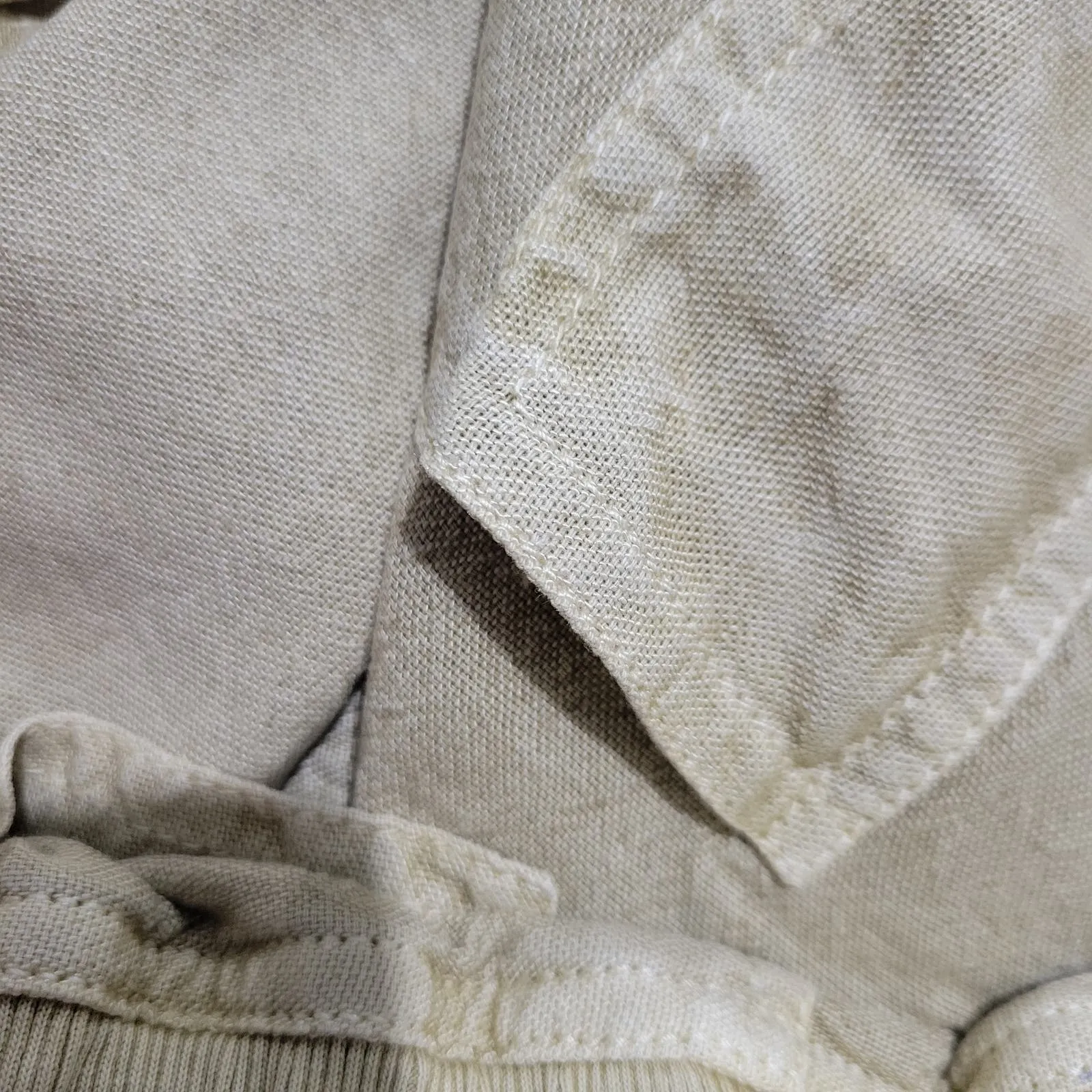Anthropologie Daily Practice Evergreen Pants Tan Cargo Baggy High Waist Pull On Drawstring Ankle Size XS