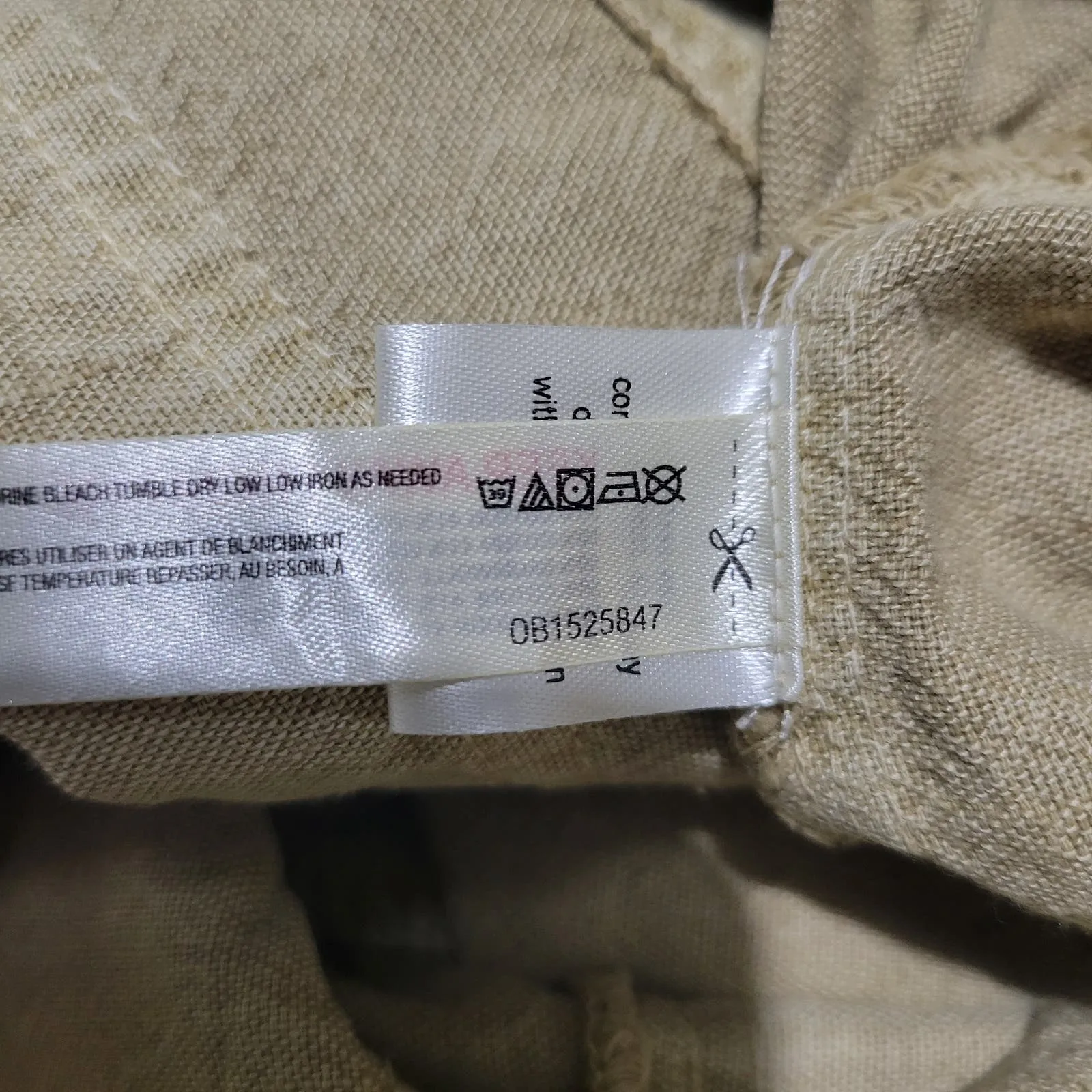 Anthropologie Daily Practice Evergreen Pants Tan Cargo Baggy High Waist Pull On Drawstring Ankle Size XS