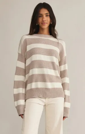 Boyfriend Relaxed Sailor Sweater - Parchment