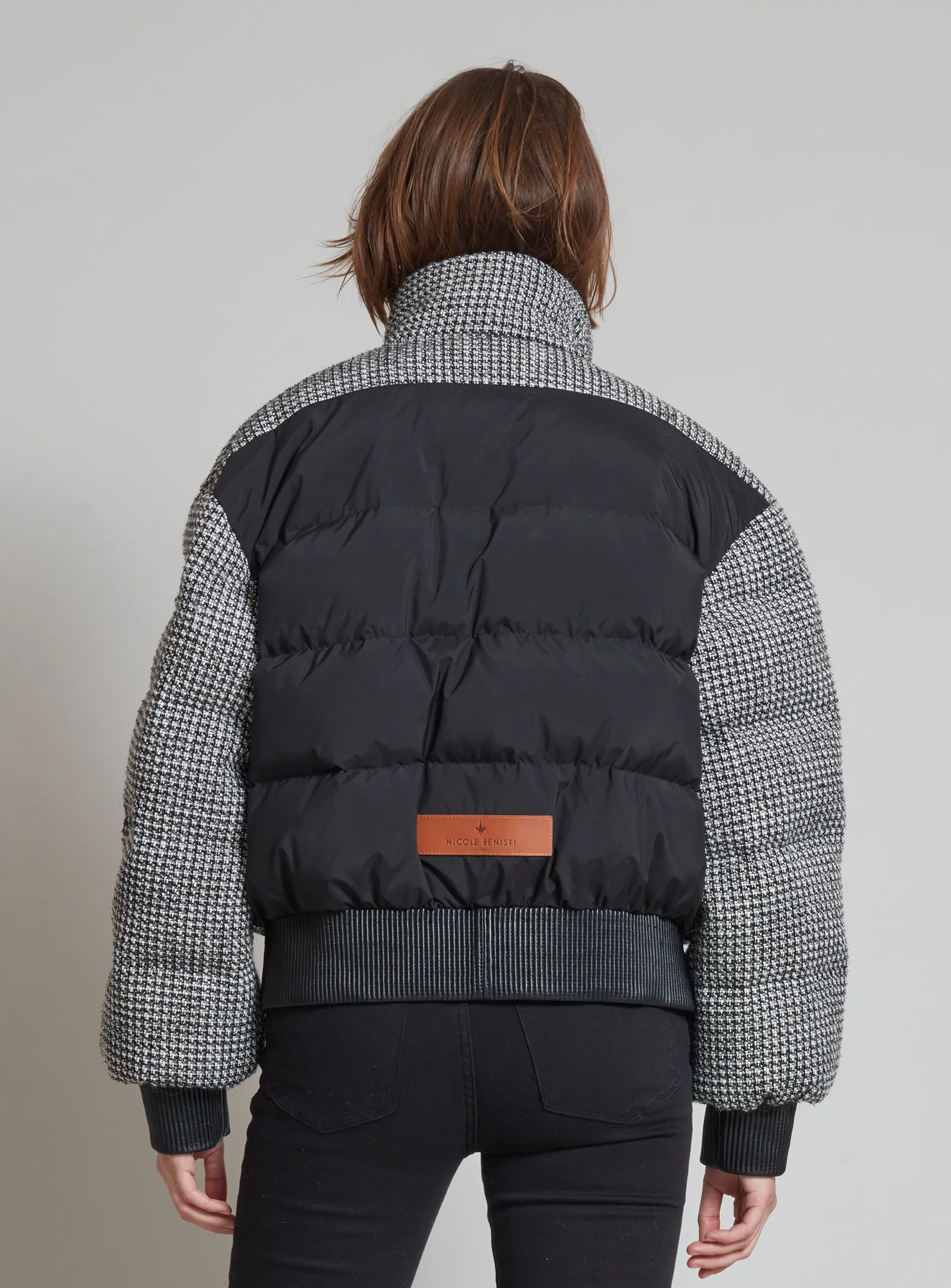 BROOKLYN | TWEED NOIR BOMBER JACKET