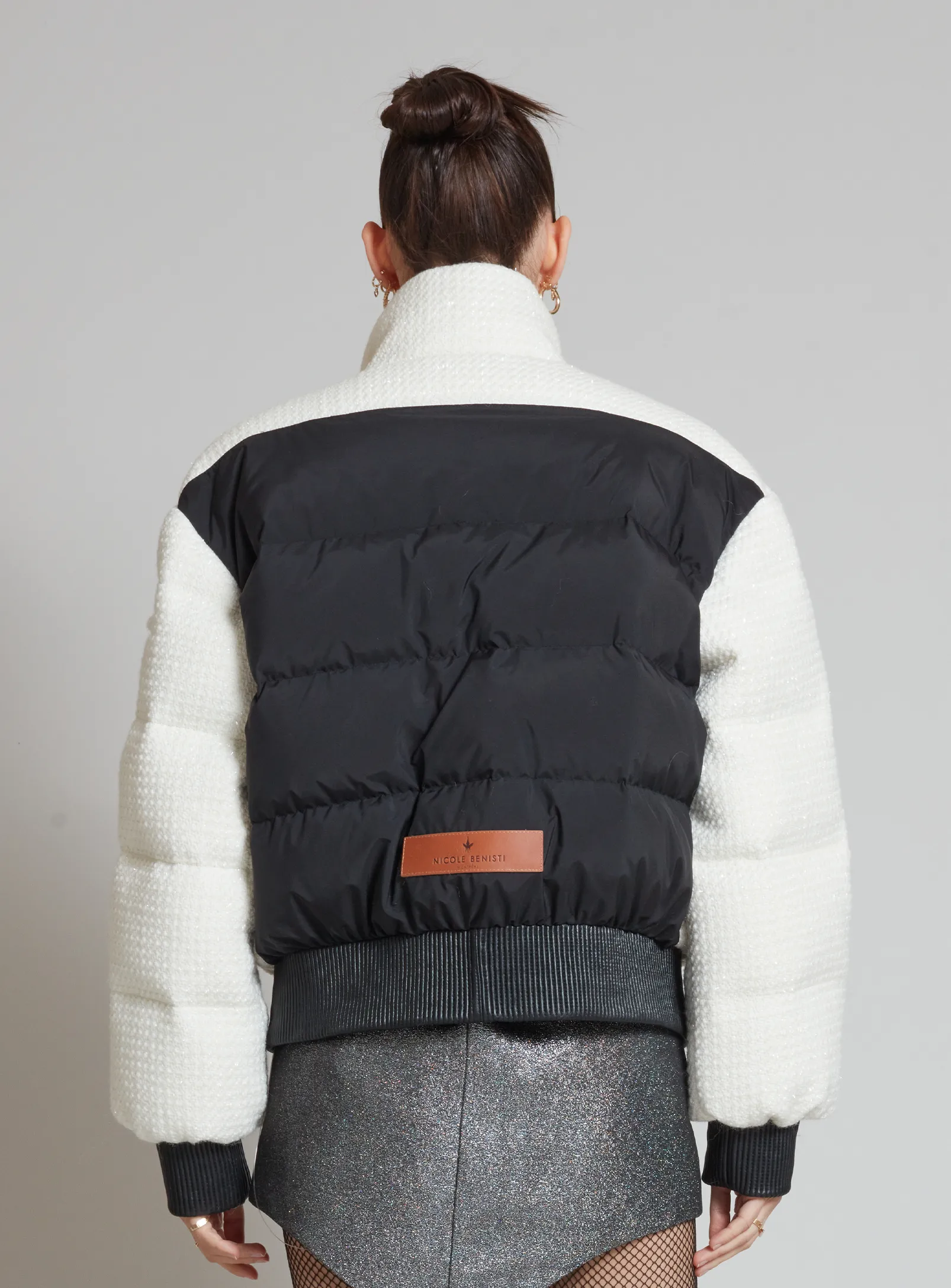 BROOKLYN | TWEED NOIR BOMBER JACKET