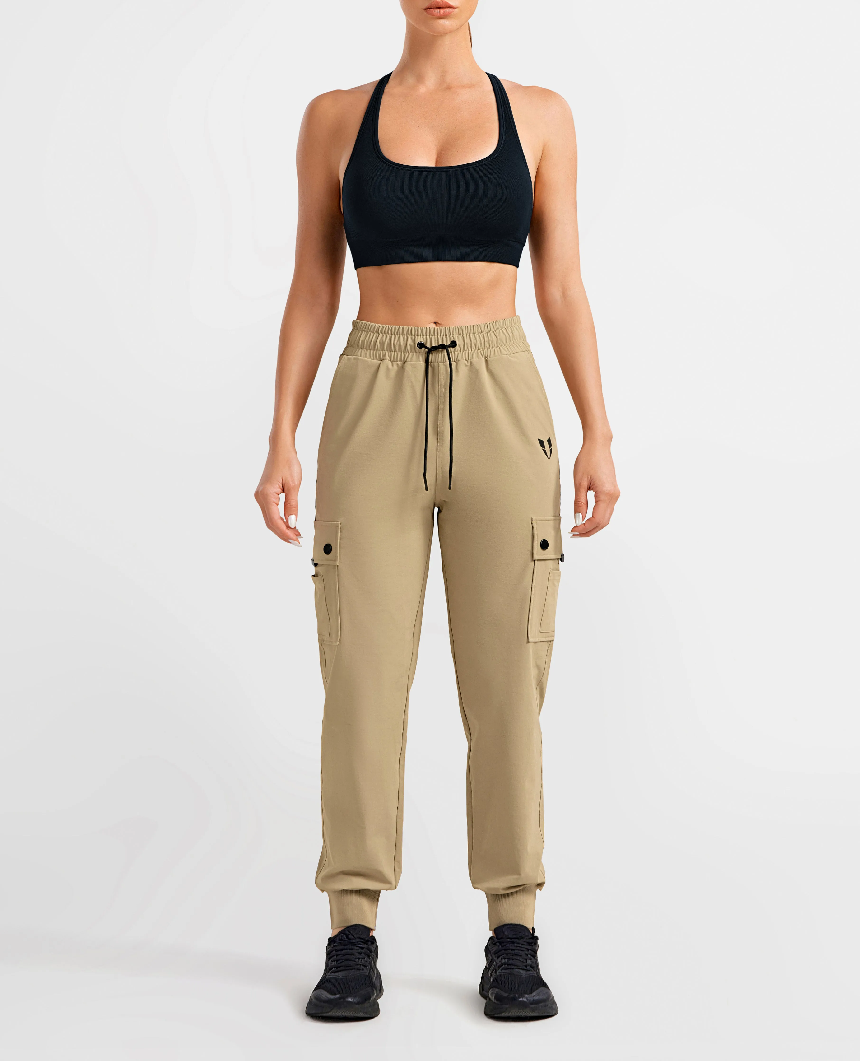 Cargo Pocket Moto leggings - Khaki