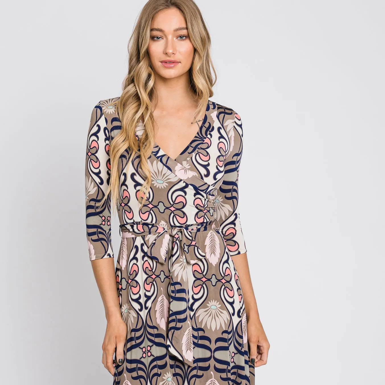 Deco Chic Venechia Maxi Wrap Dress