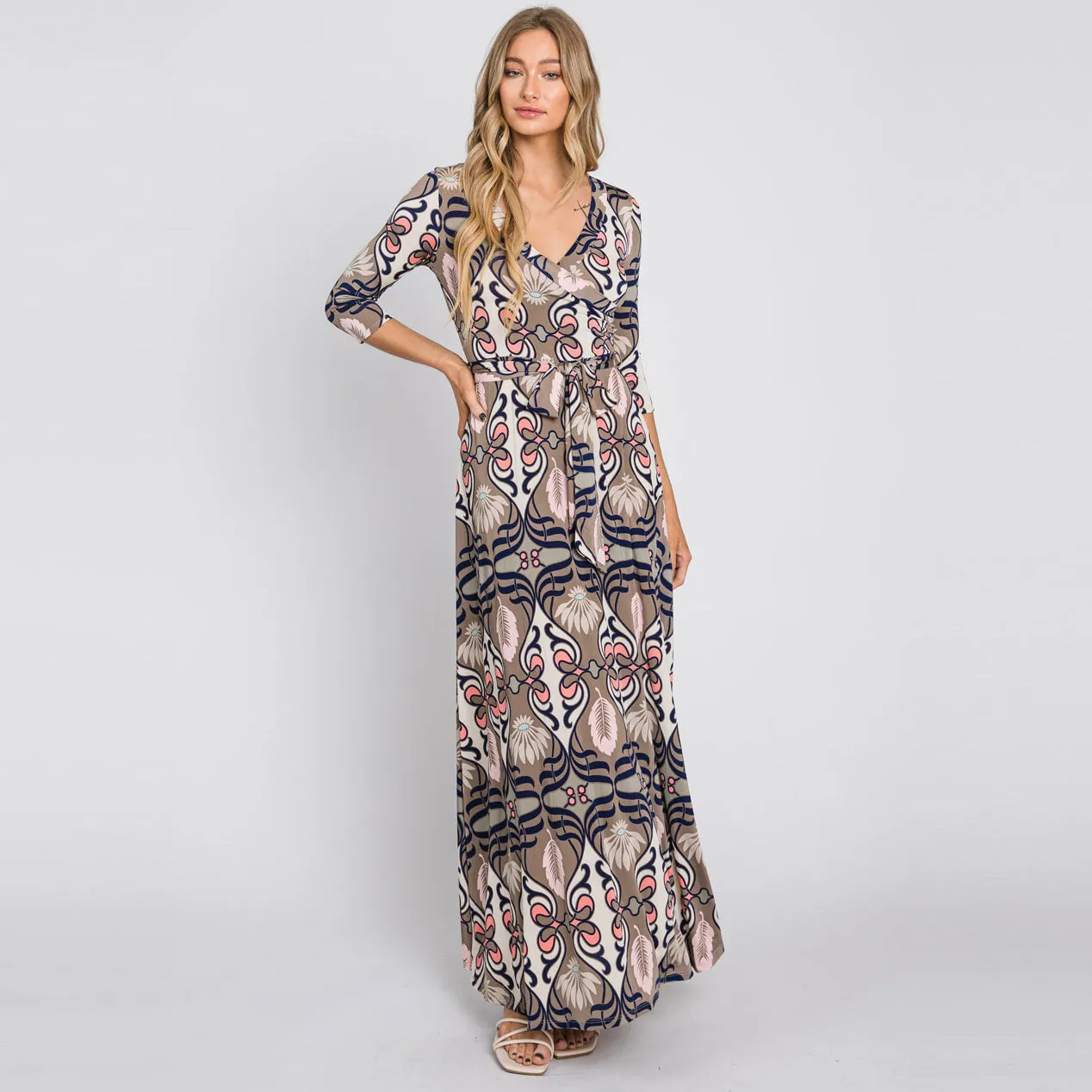 Deco Chic Venechia Maxi Wrap Dress