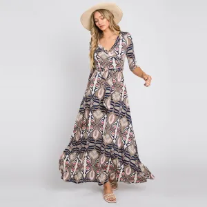 Deco Chic Venechia Maxi Wrap Dress