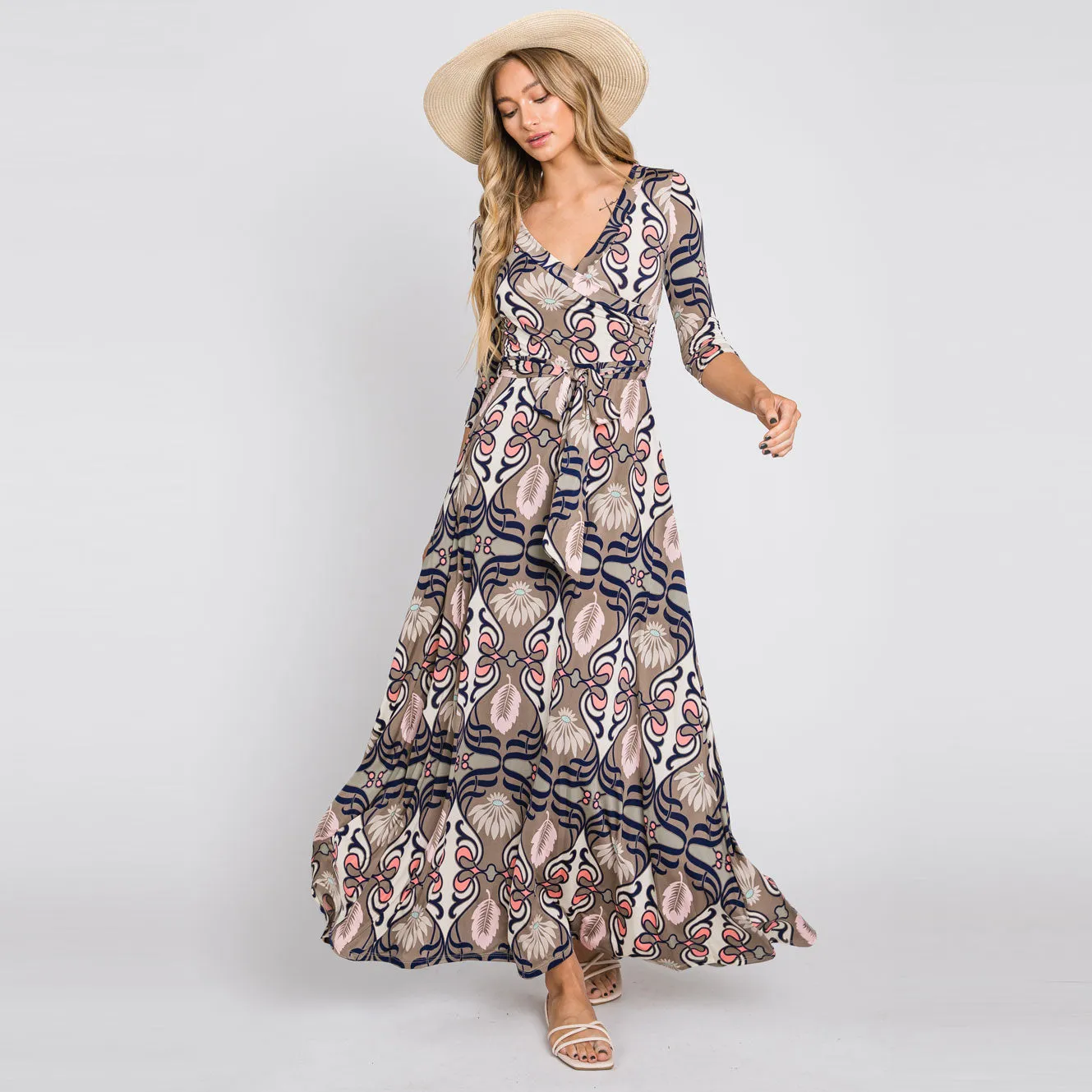 Deco Chic Venechia Maxi Wrap Dress