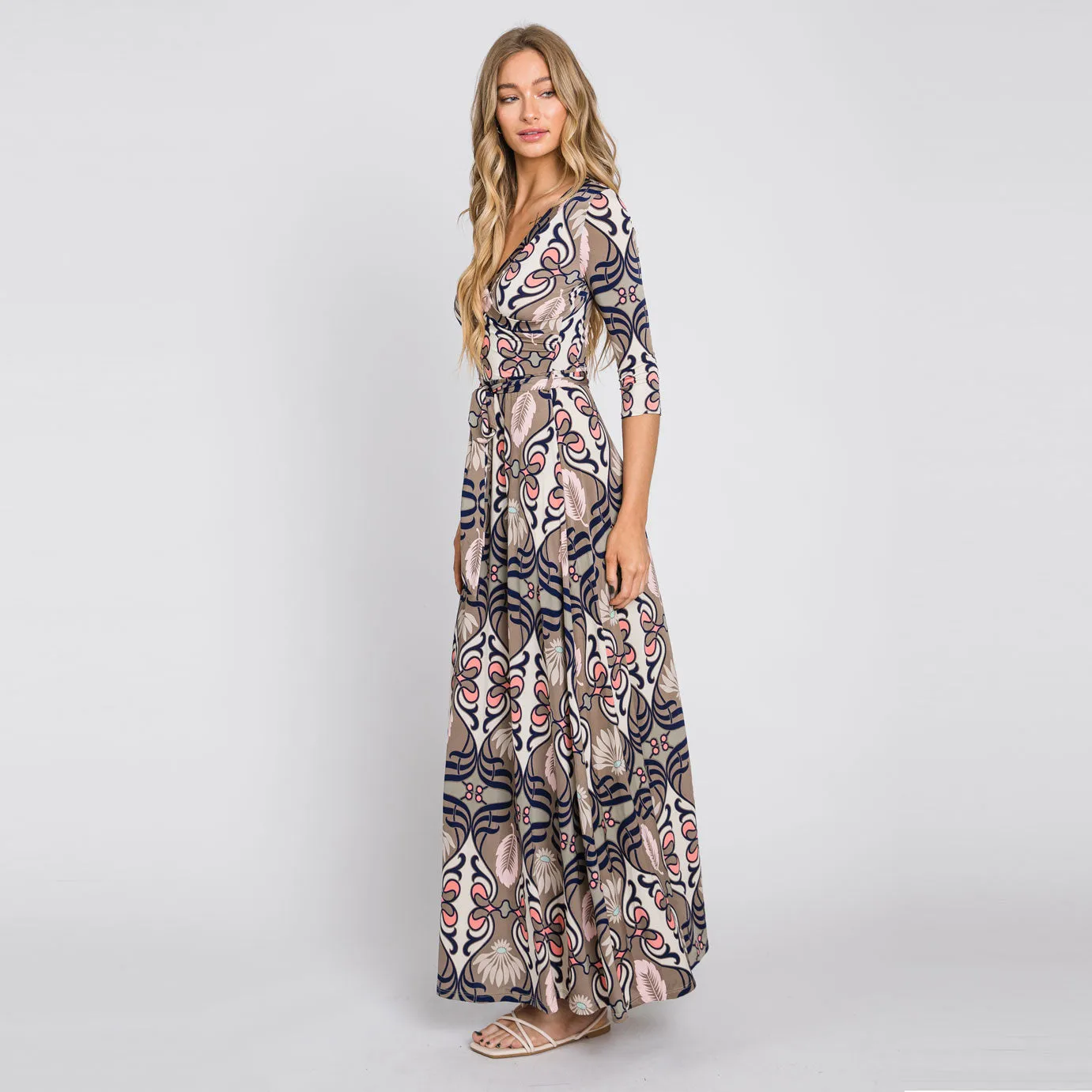 Deco Chic Venechia Maxi Wrap Dress