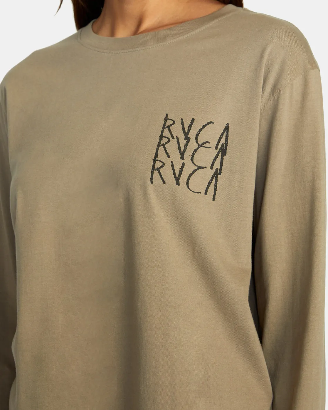 Doomsday Long Sleeve Tee - Dark Khaki