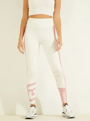 Eco White Catherine Active Leggings