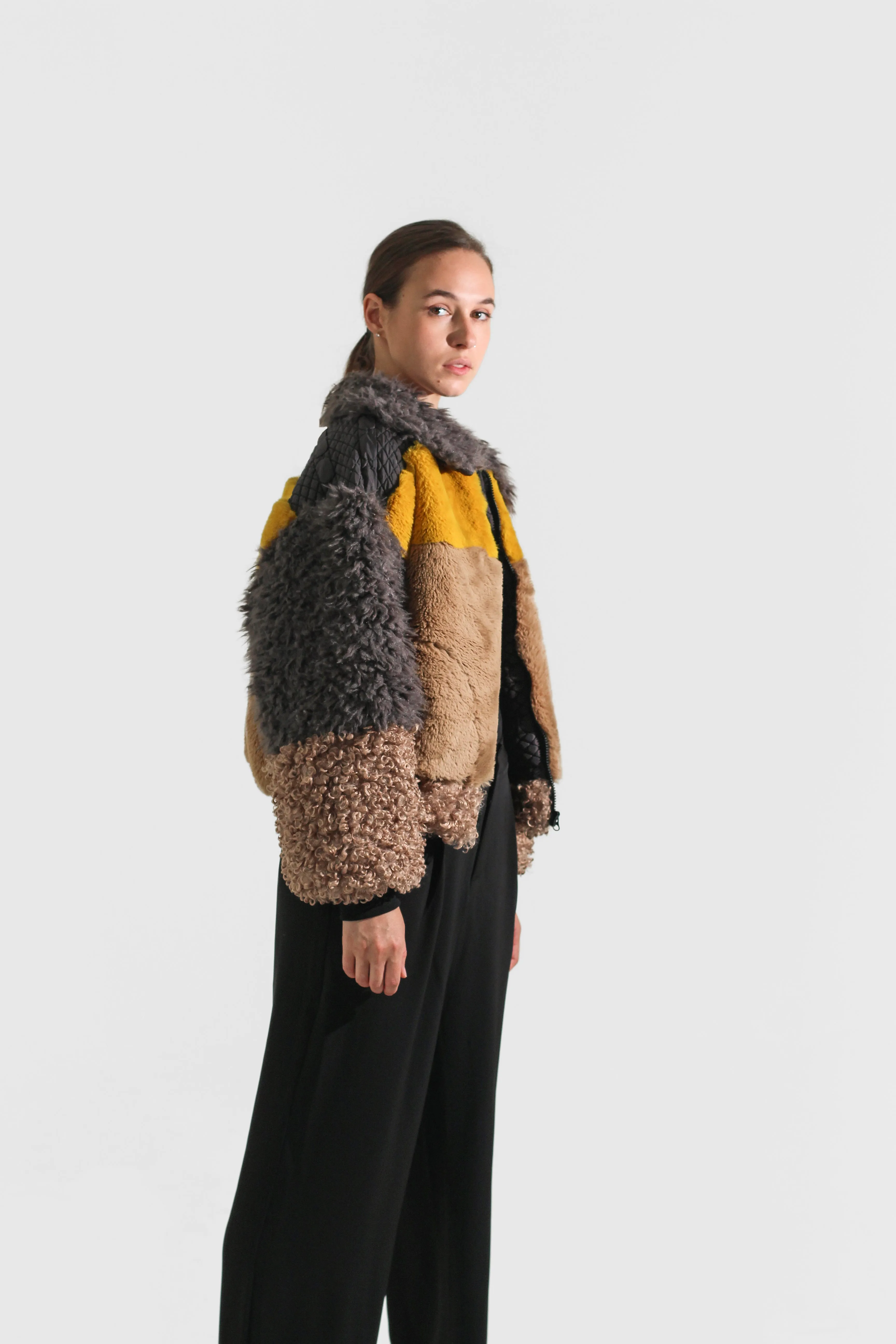 Faux fur bomber EMMA