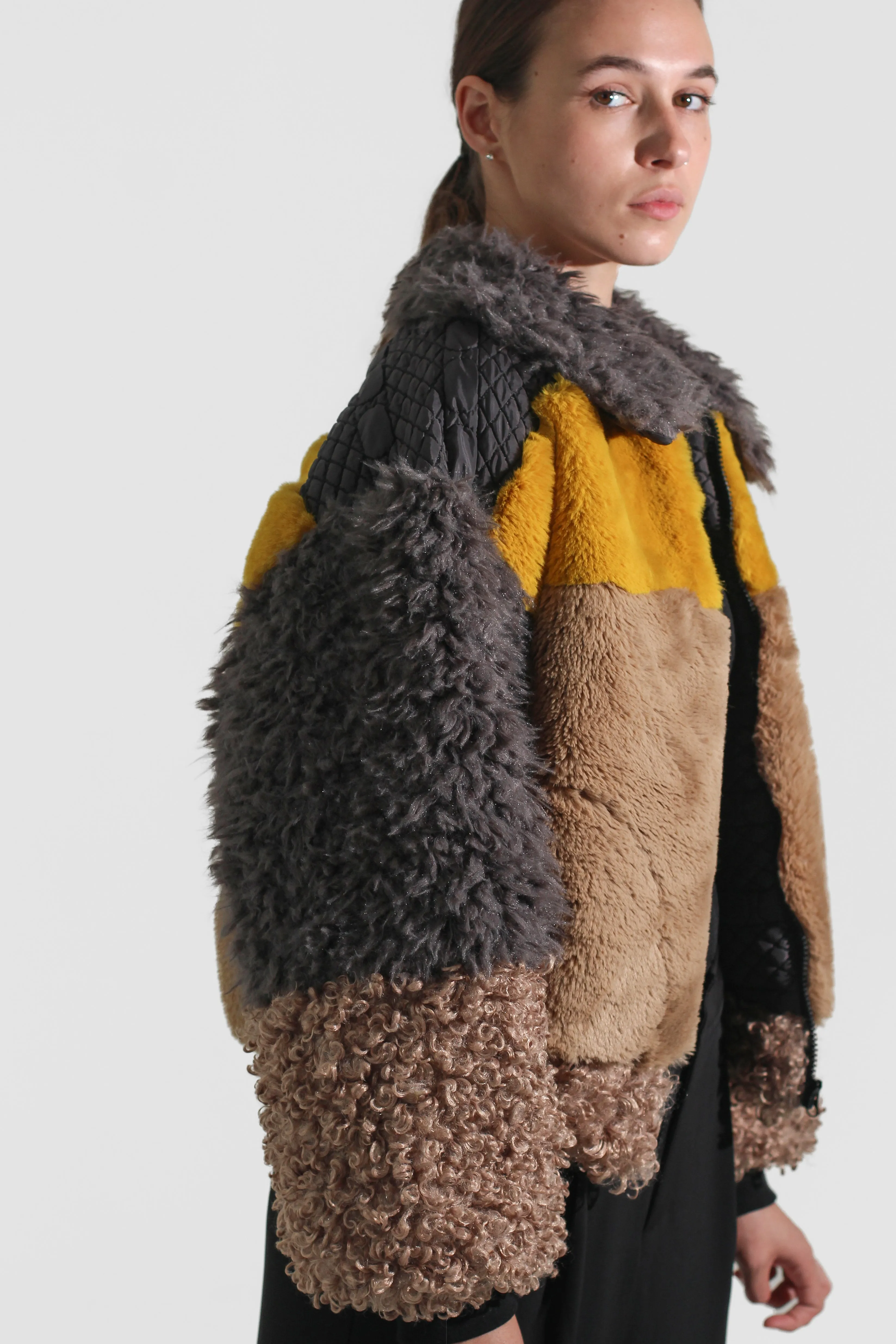 Faux fur bomber EMMA