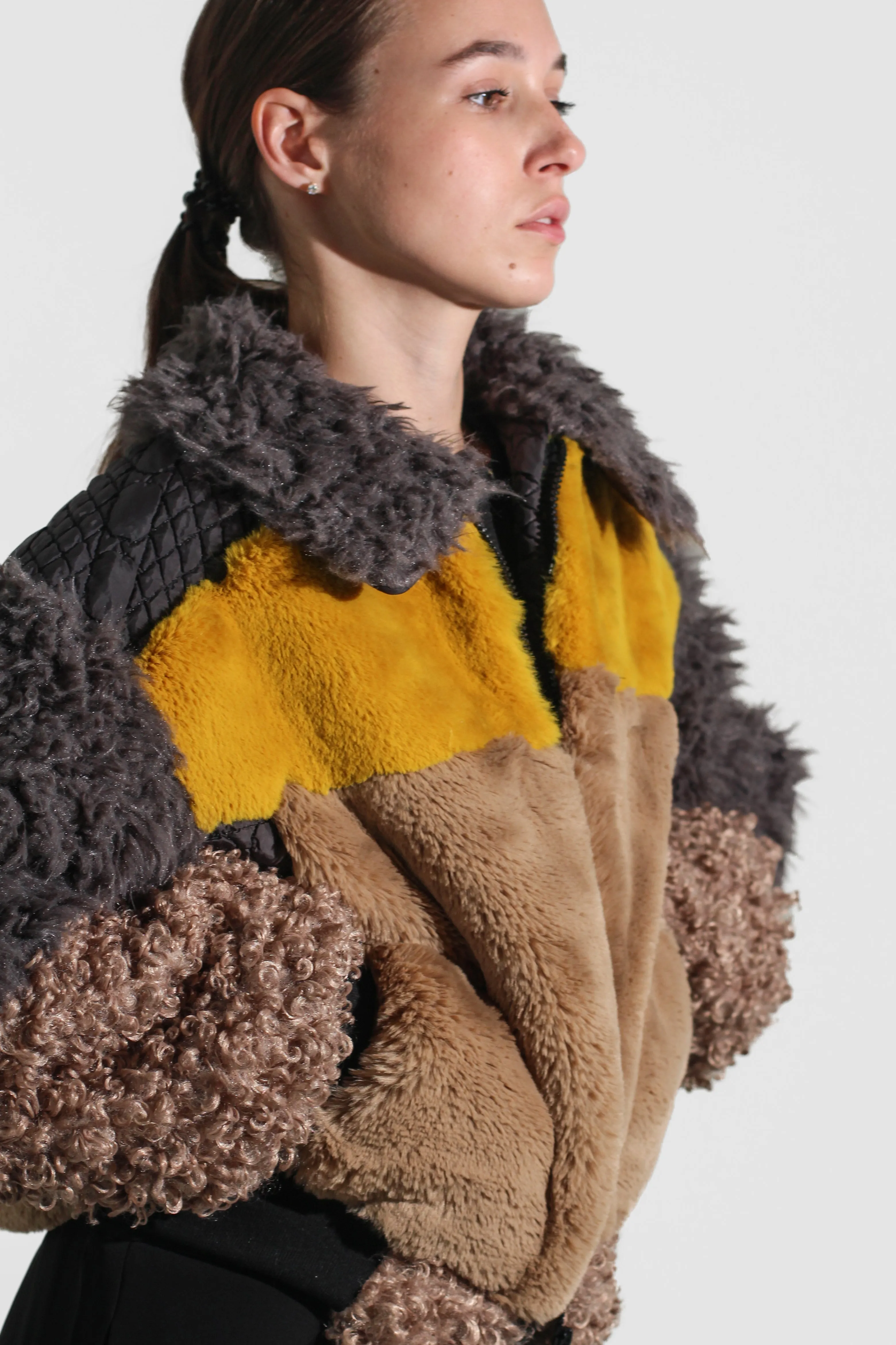 Faux fur bomber EMMA