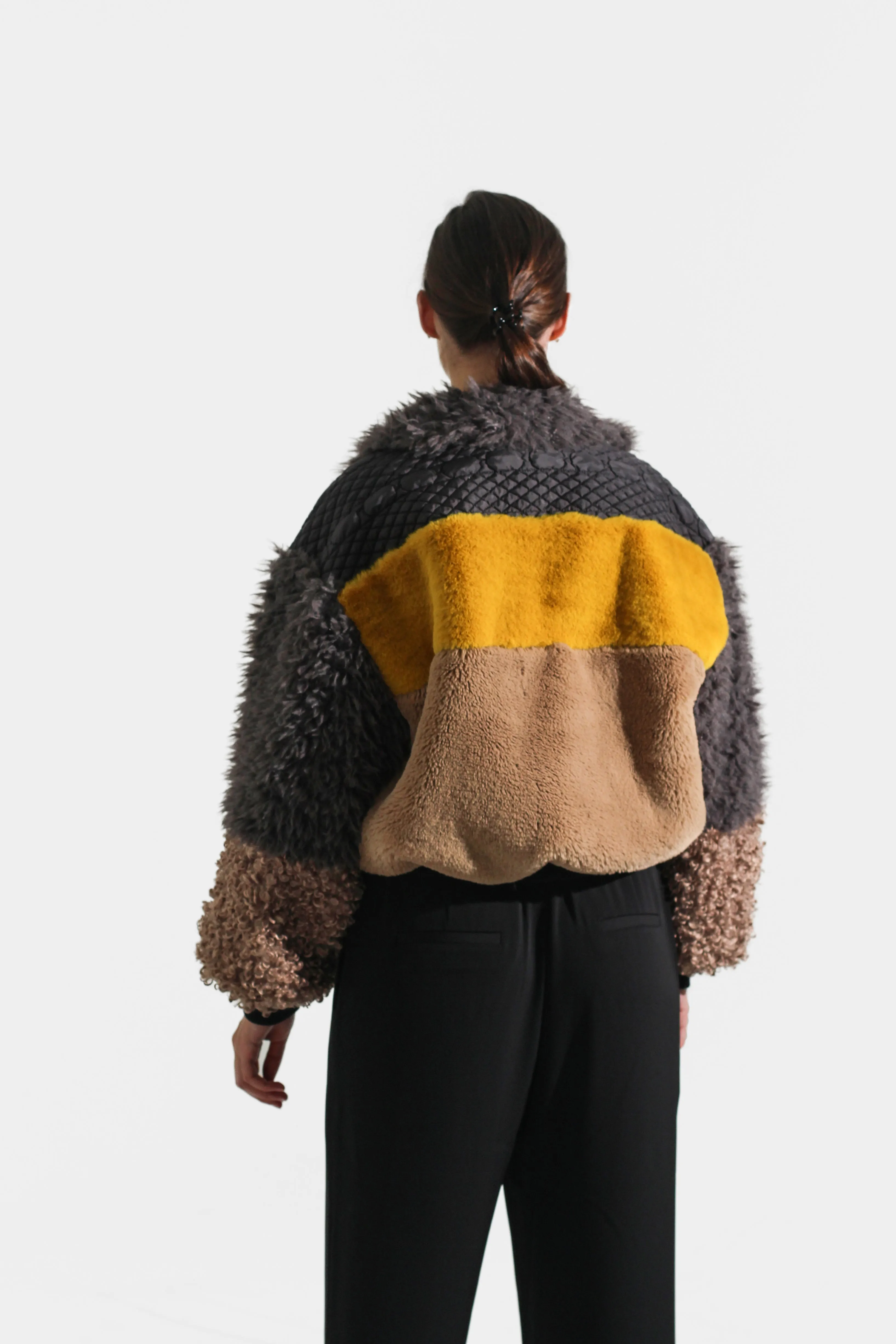 Faux fur bomber EMMA