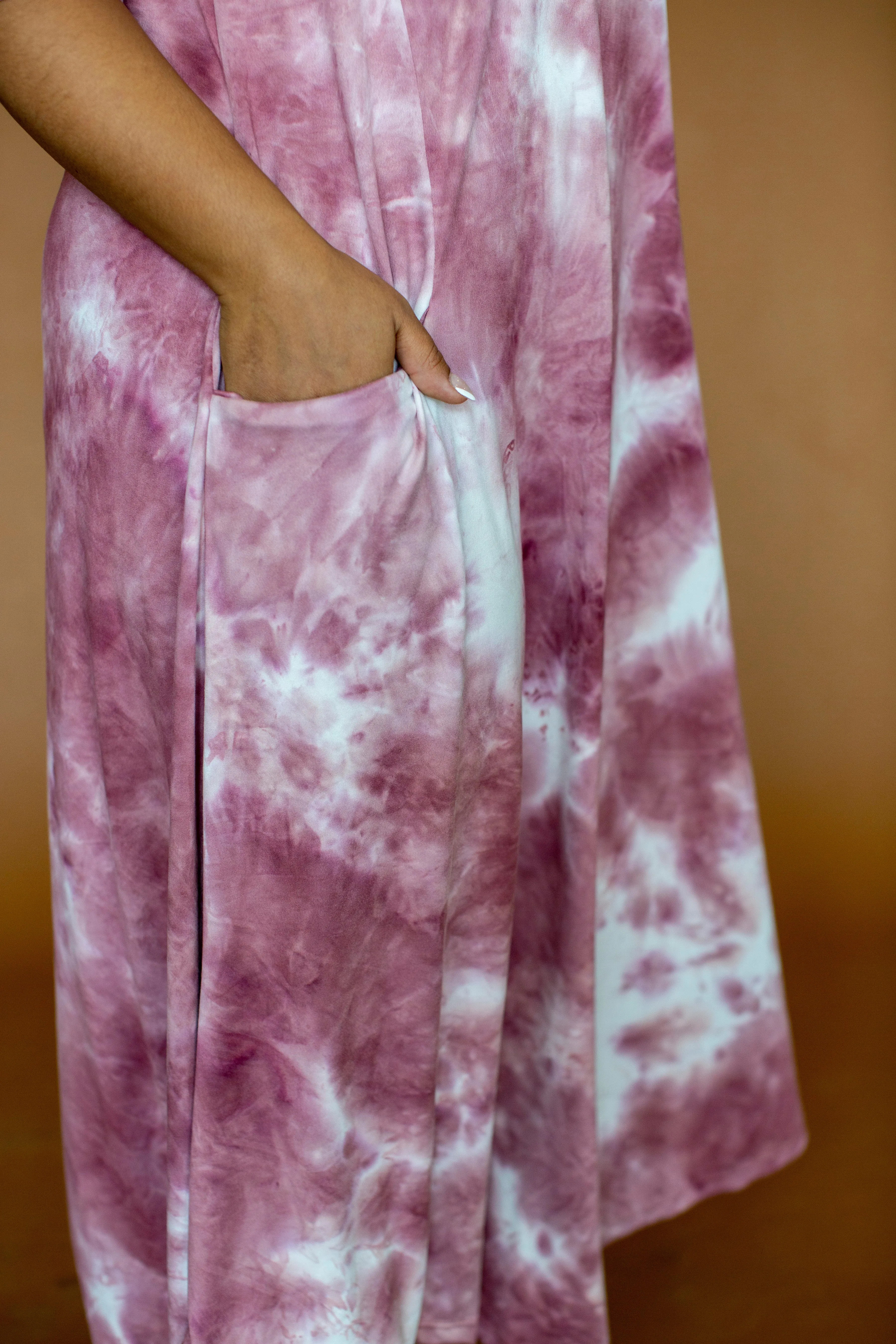 Jessi Dress Blush Tie Dye