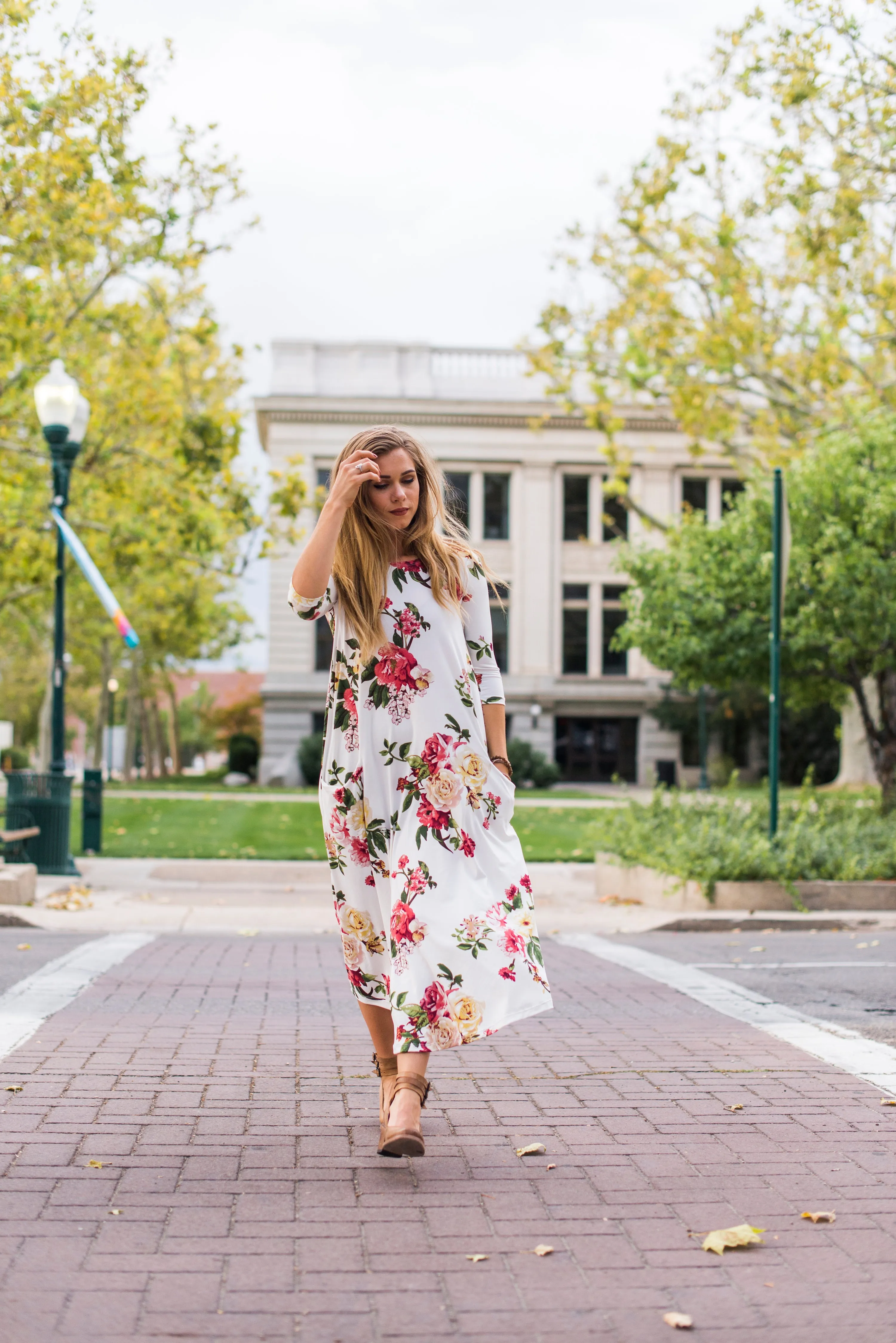 Jessi Dress White Floral