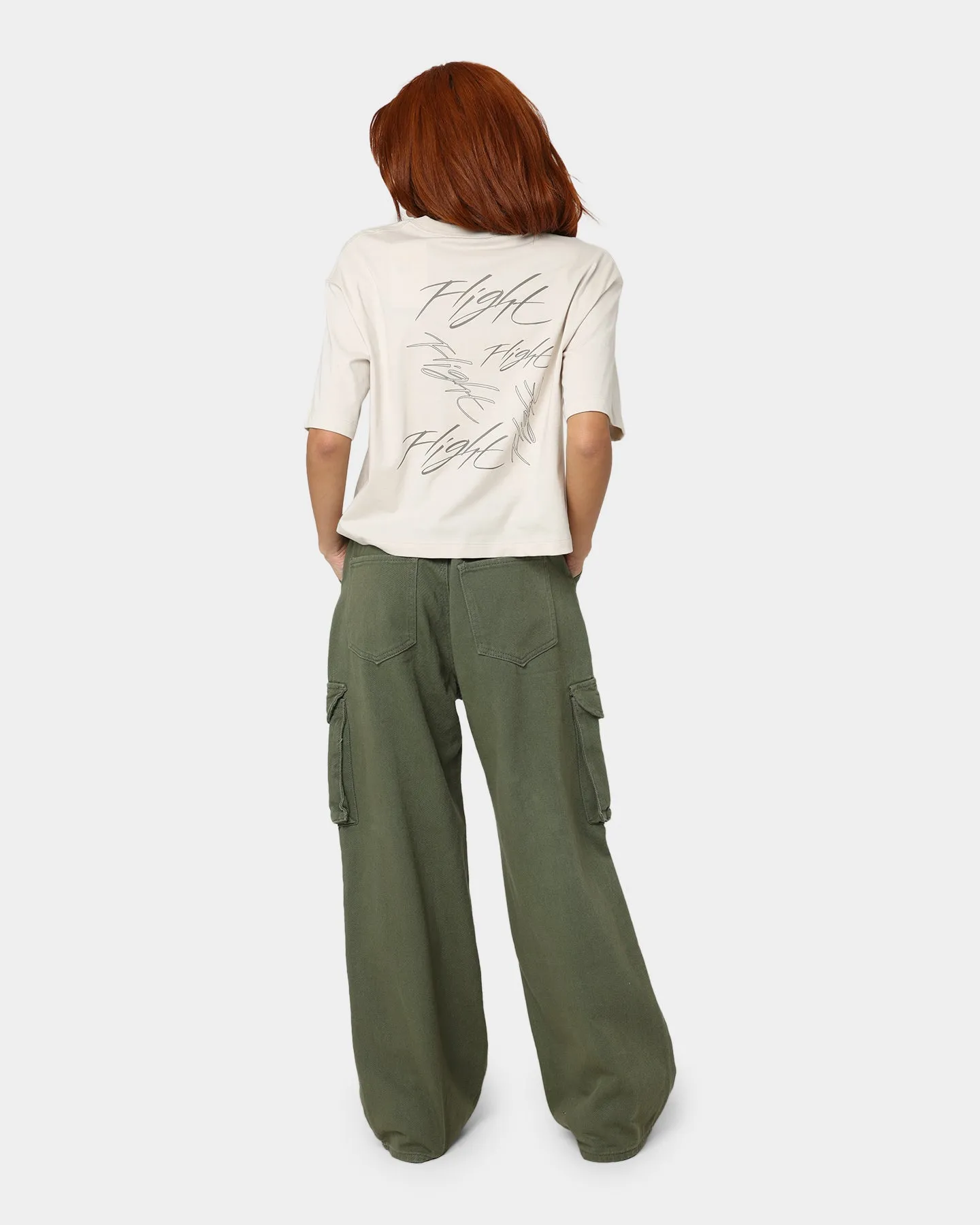 Jordan Women's Heritage Boxy Graphic T-Shirt Light Orewood Brown