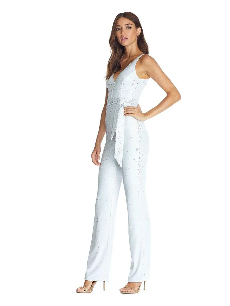 KINSLEY JUMPSUIT in White Multi