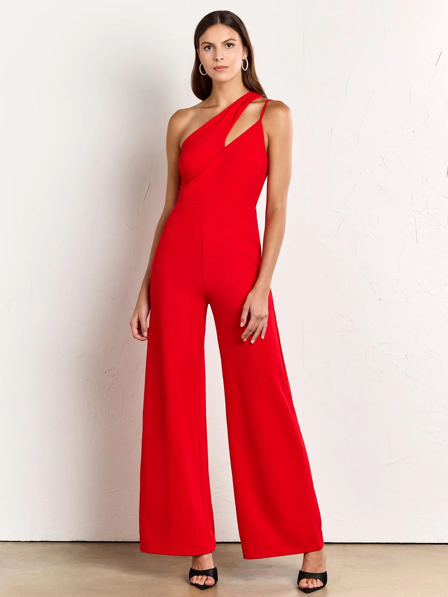 Lena One-Shoulder Cut Out Jumpsuit - Brands We Love