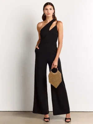 Lena One-Shoulder Cut Out Jumpsuit - Brands We Love