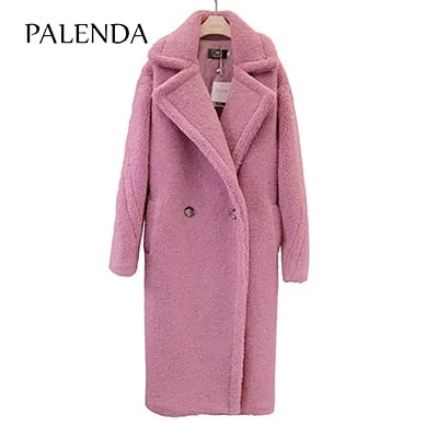 Long Faux Fur Women Teddy Coat
