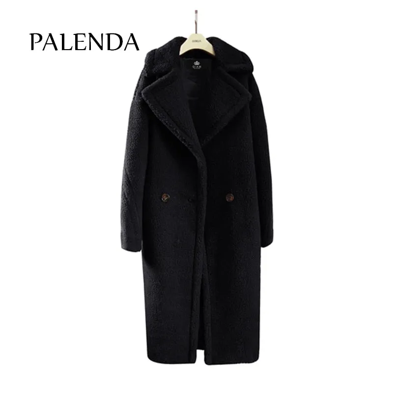 Long Faux Fur Women Teddy Coat