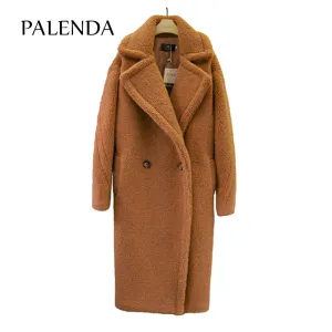 Long Faux Fur Women Teddy Coat