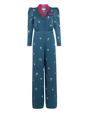 Lulu Jumpsuit in Cosmic Atlantic