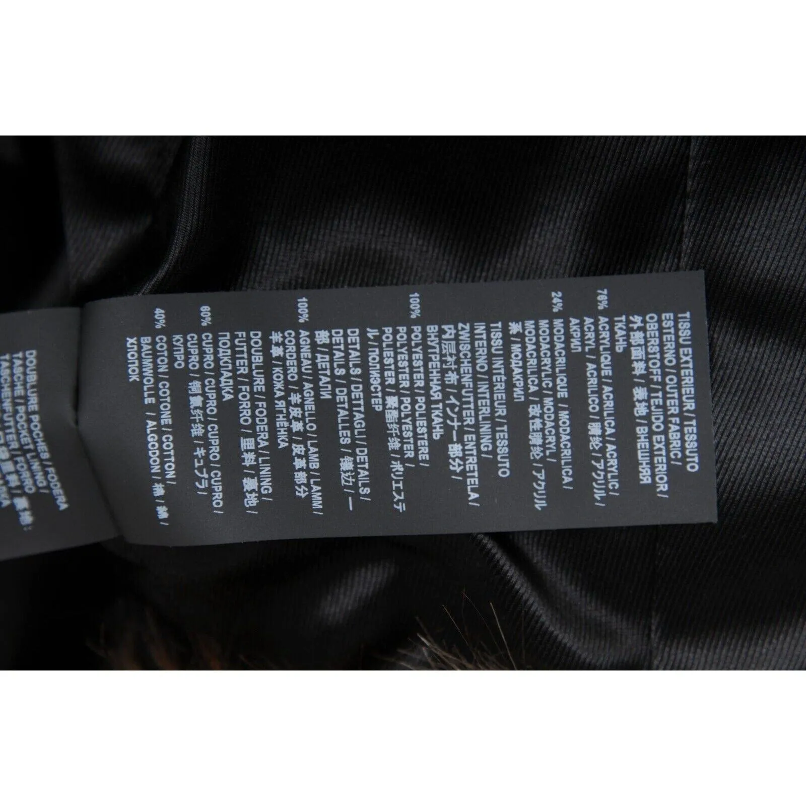 Men Double Breasted Faux Fur Coat Brown Tan Jacket Coat