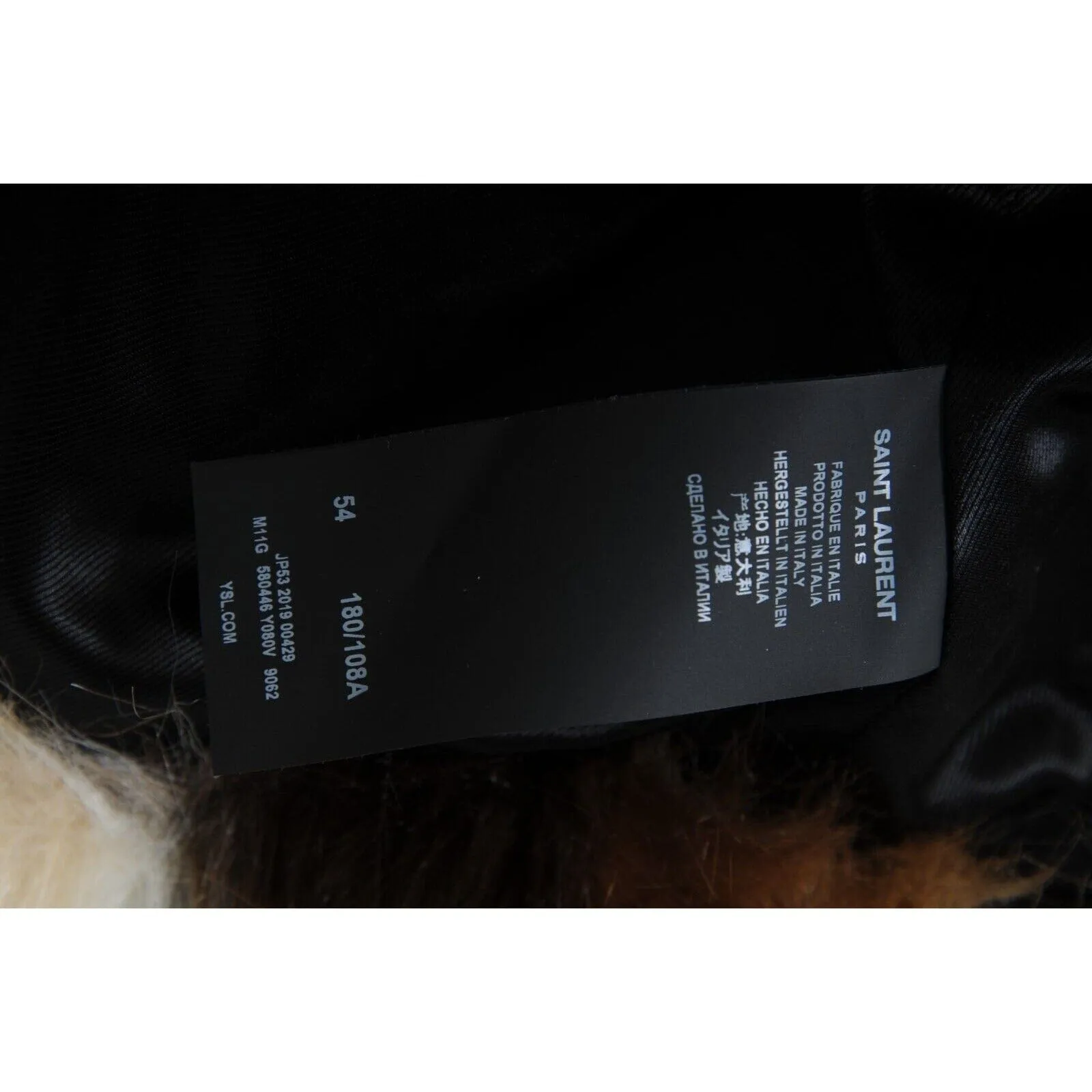 Men Double Breasted Faux Fur Coat Brown Tan Jacket Coat