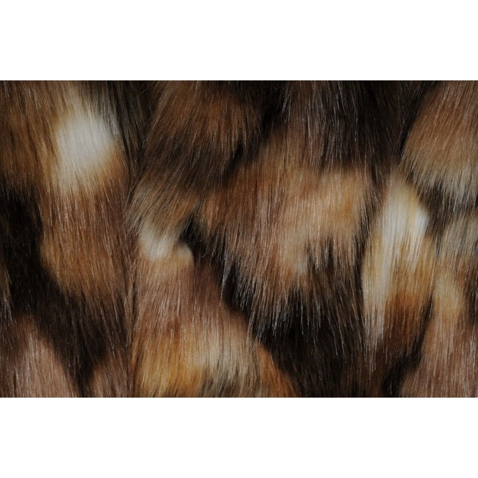 Men Double Breasted Faux Fur Coat Brown Tan Jacket Coat