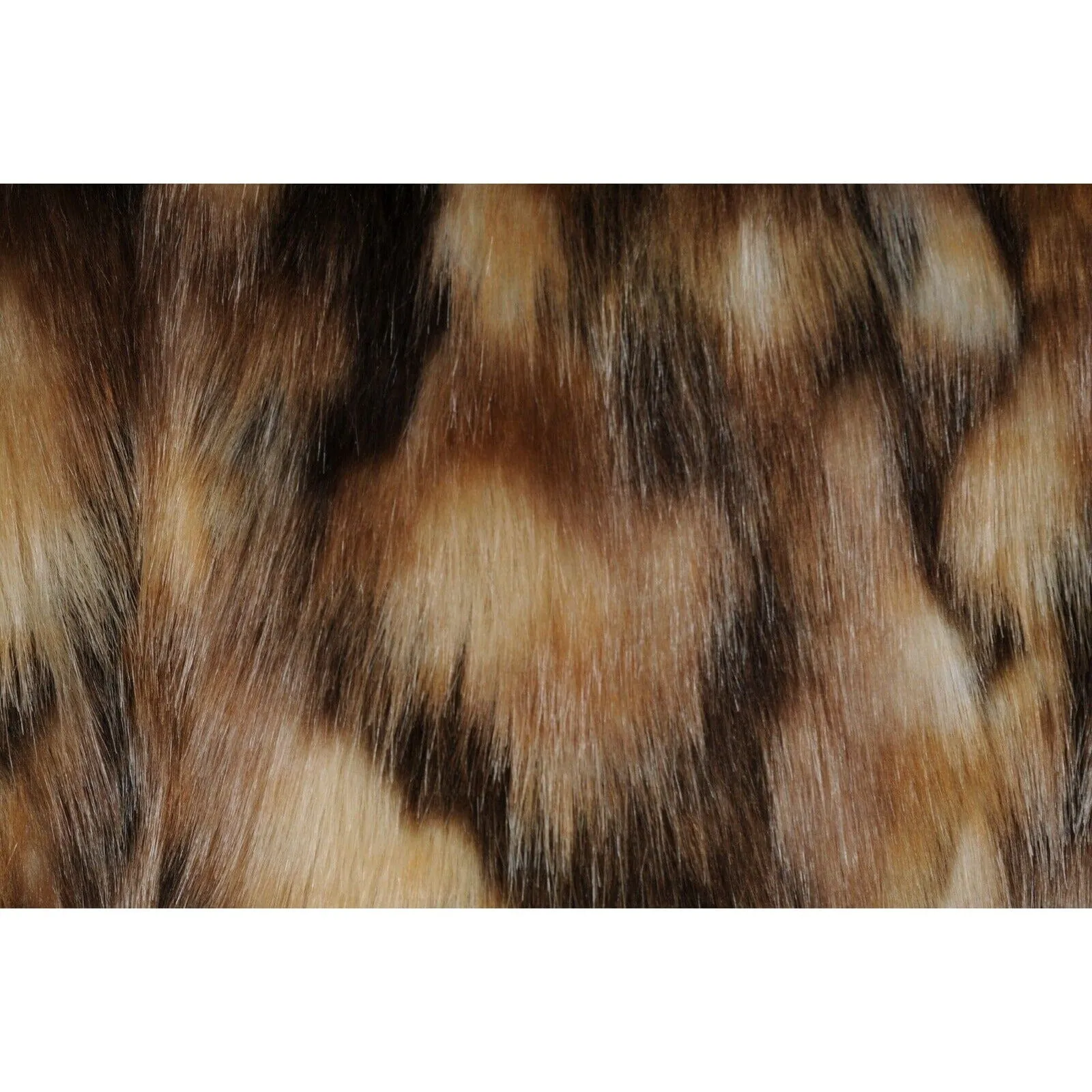 Men Double Breasted Faux Fur Coat Brown Tan Jacket Coat