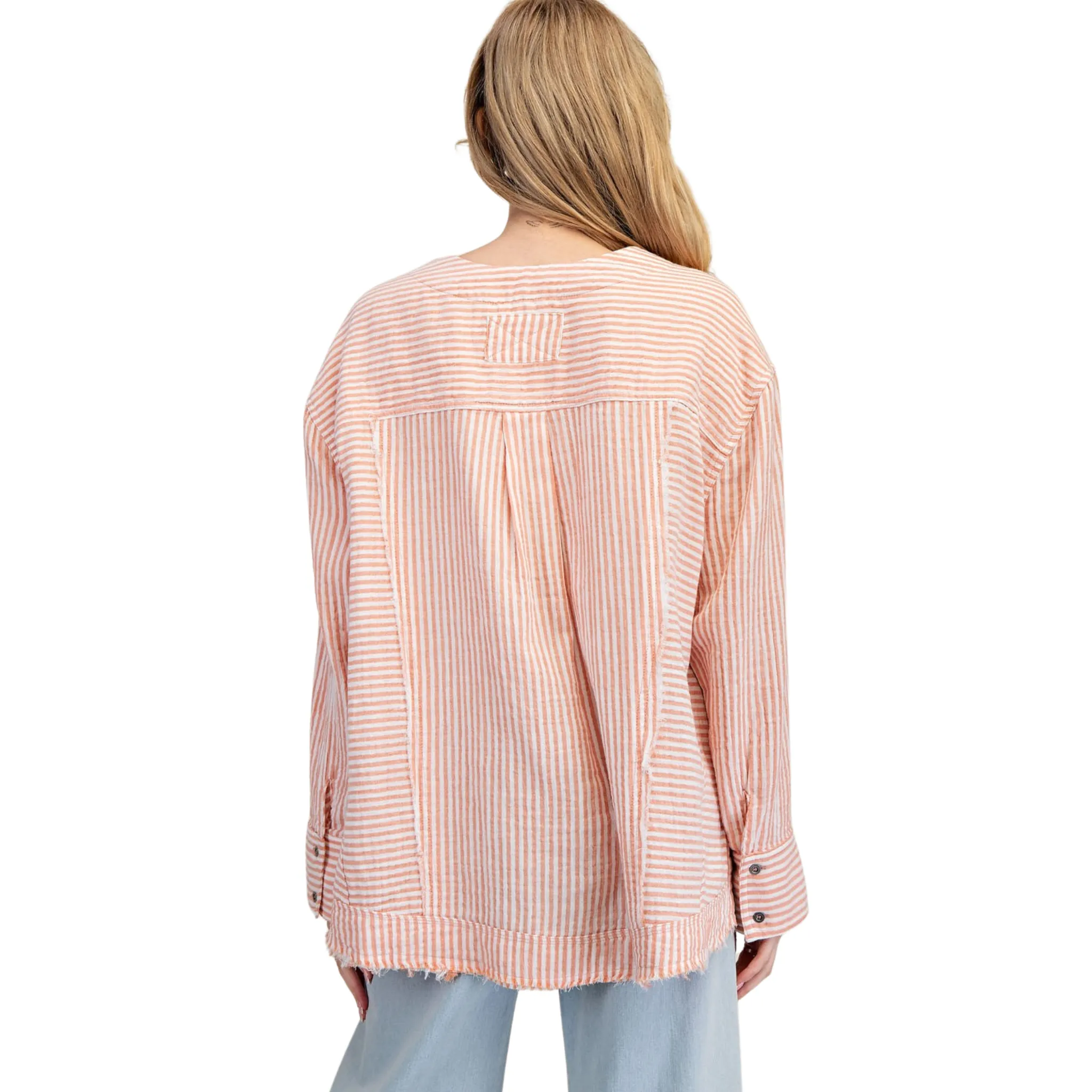 Mineral Washed Long Sleeve Top