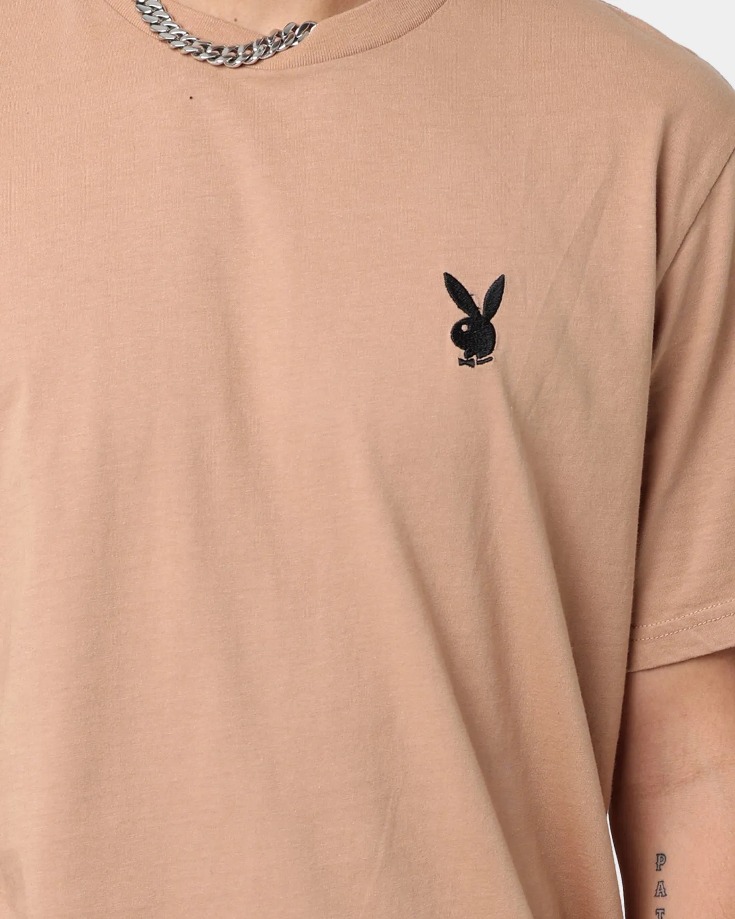 Playboy Bunny Basics Short Sleeve T-Shirt Tan