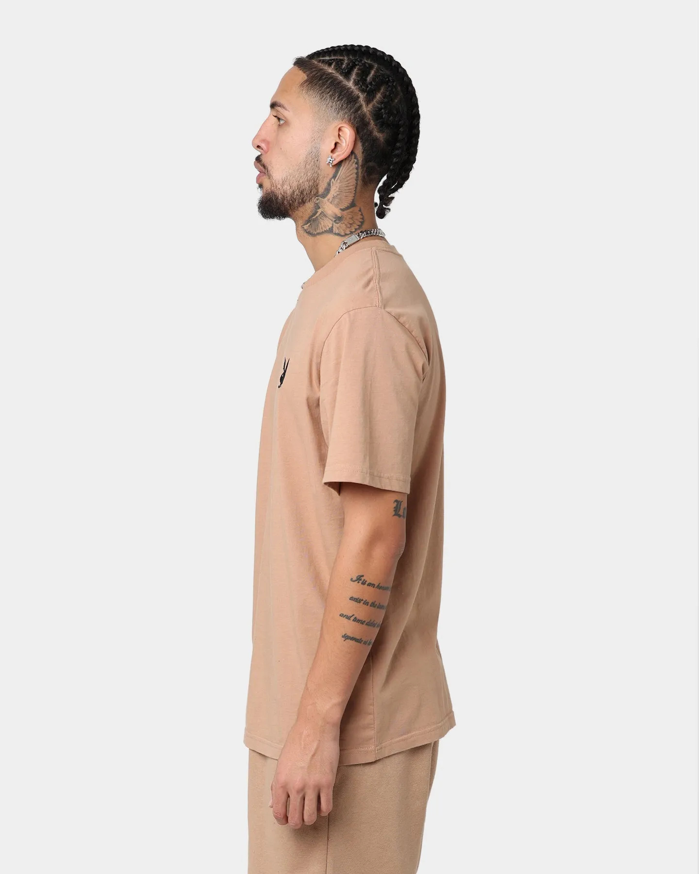 Playboy Bunny Basics Short Sleeve T-Shirt Tan