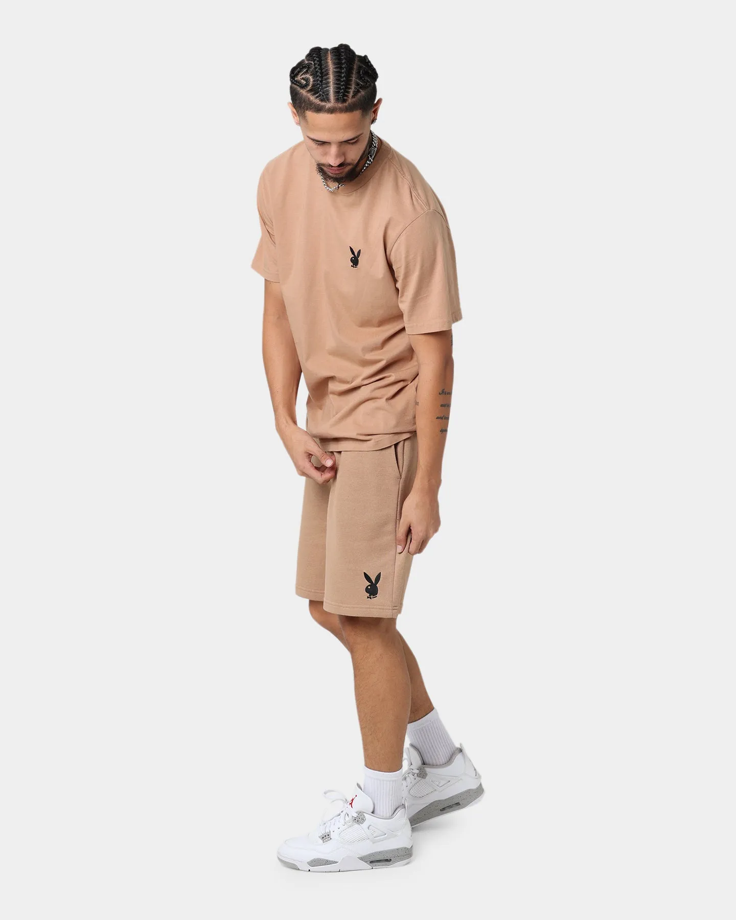 Playboy Bunny Basics Short Sleeve T-Shirt Tan