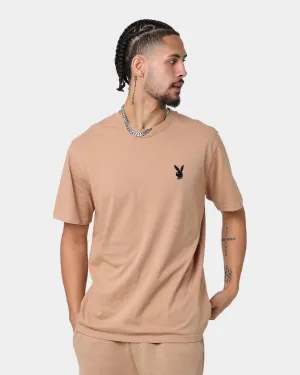 Playboy Bunny Basics Short Sleeve T-Shirt Tan