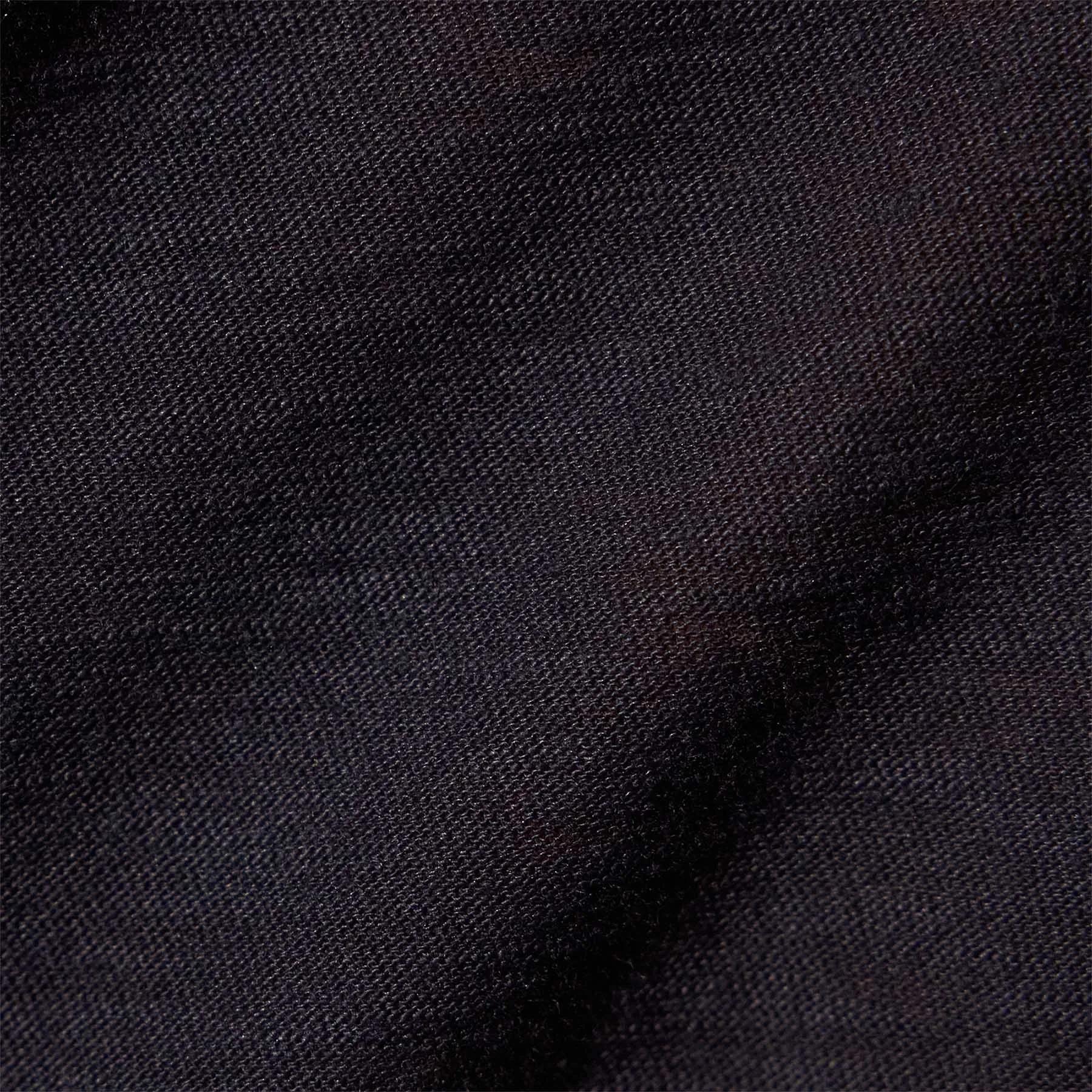 Sheer Slub Casual V Neck - Deep