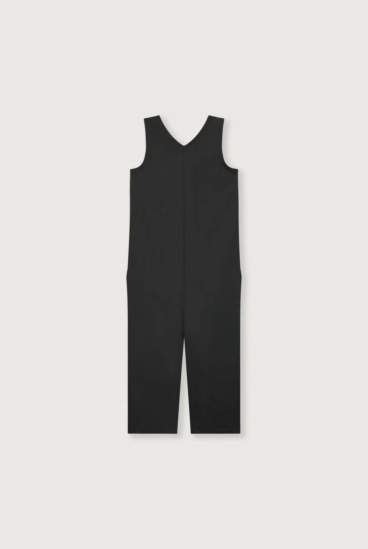 Sleeveless V-neck Suit | Nearly Black