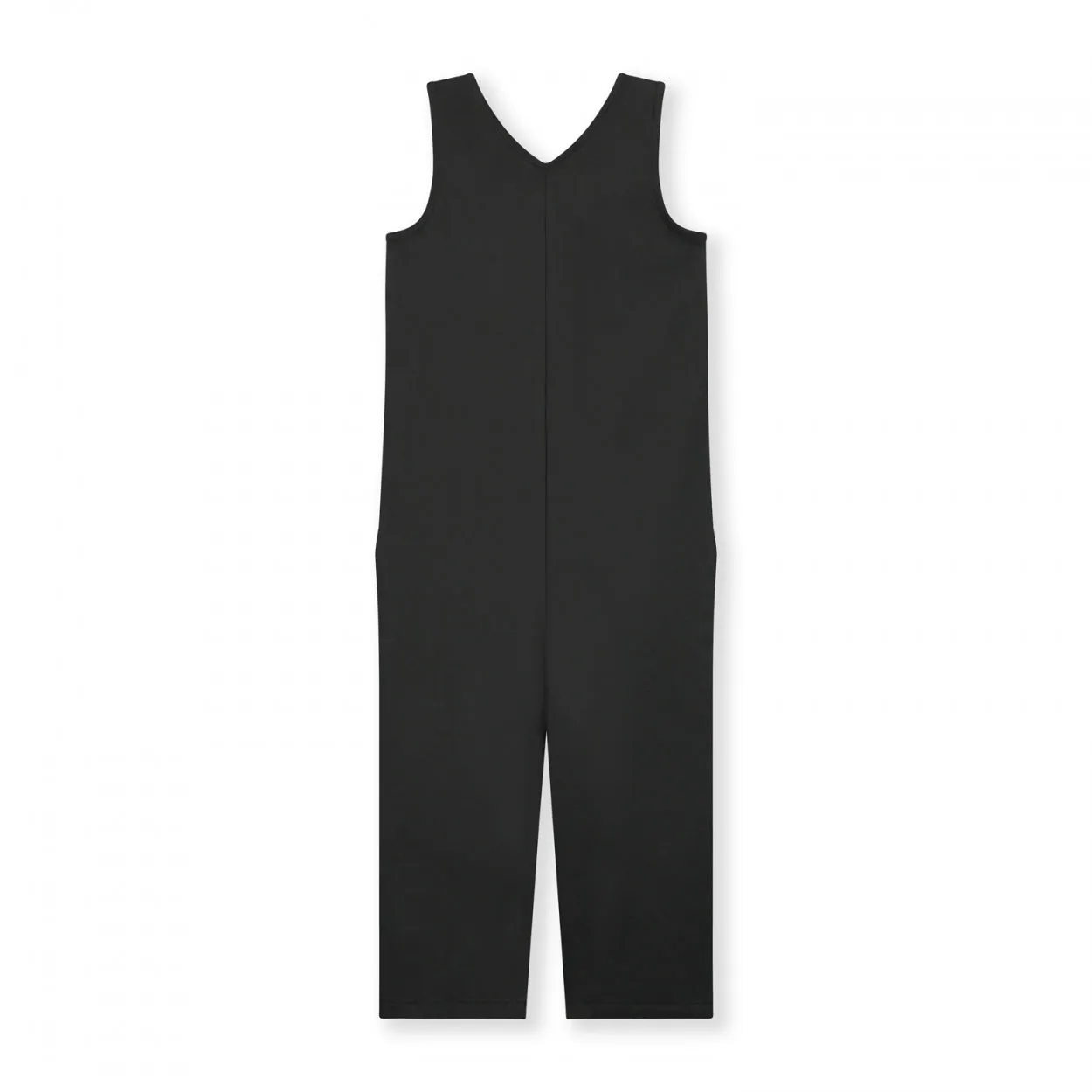 Sleeveless V-neck Suit | Nearly Black