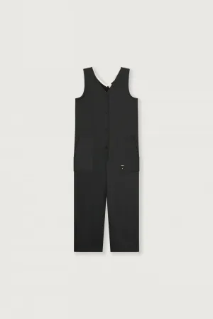 Sleeveless V-neck Suit | Nearly Black