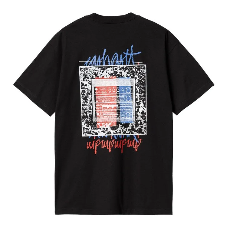 S/S STEREO T-SHIRT / CARHARTT WIP / BLACK
