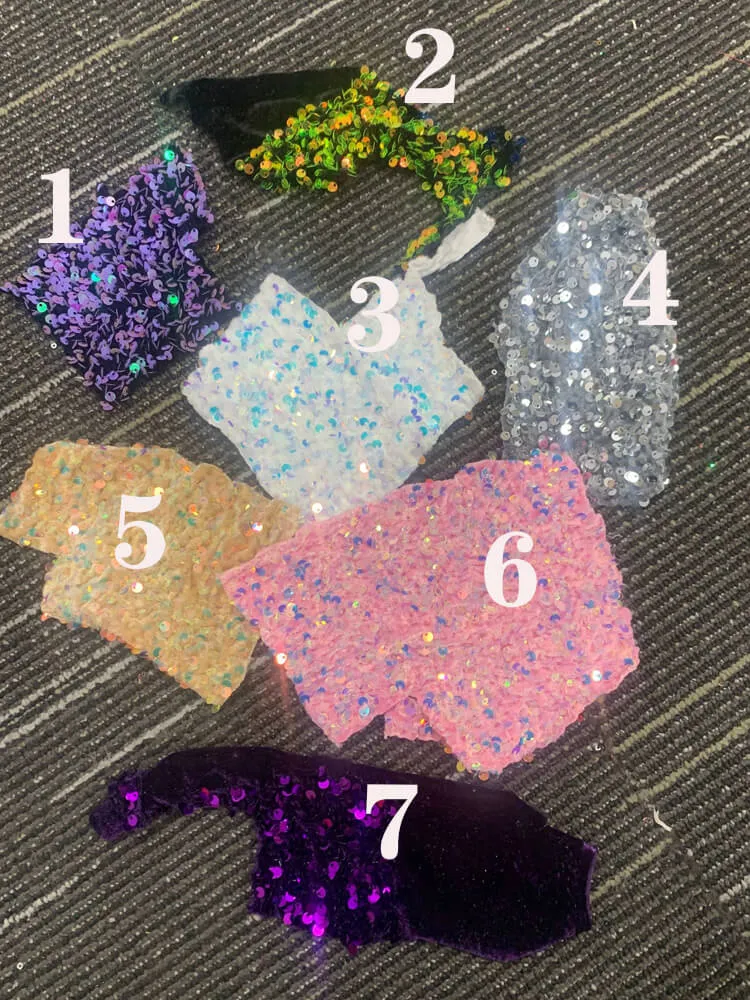 Stunning White Sequin One Shoulder Bodycon Mini Dresses