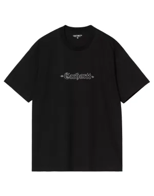 T-shirt man I034394 0D2XX GREATEST HITS BLACK CARHARTT WIP