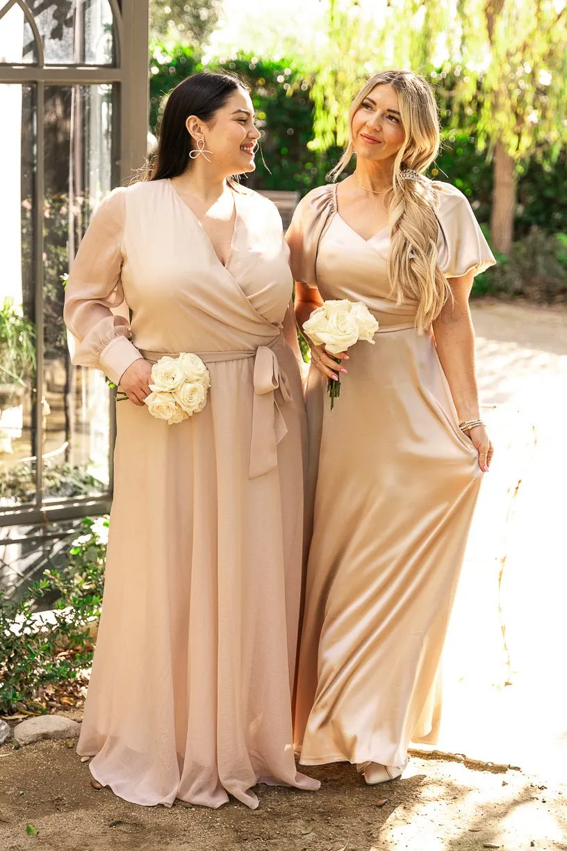 Tessie Dress in Champagne