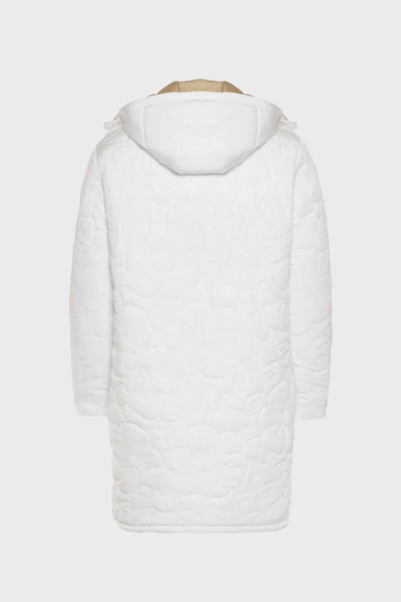 THC Dawn of an Era Reversible Puffer Coat (Cream/White)