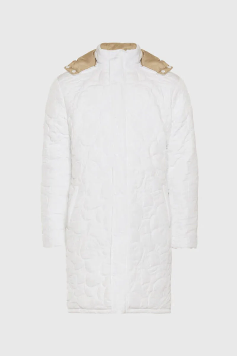 THC Dawn of an Era Reversible Puffer Coat (Cream/White)
