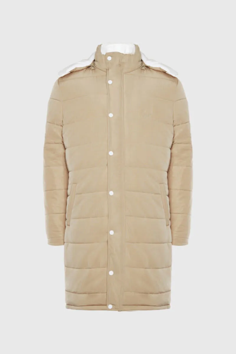 THC Dawn of an Era Reversible Puffer Coat (Cream/White)