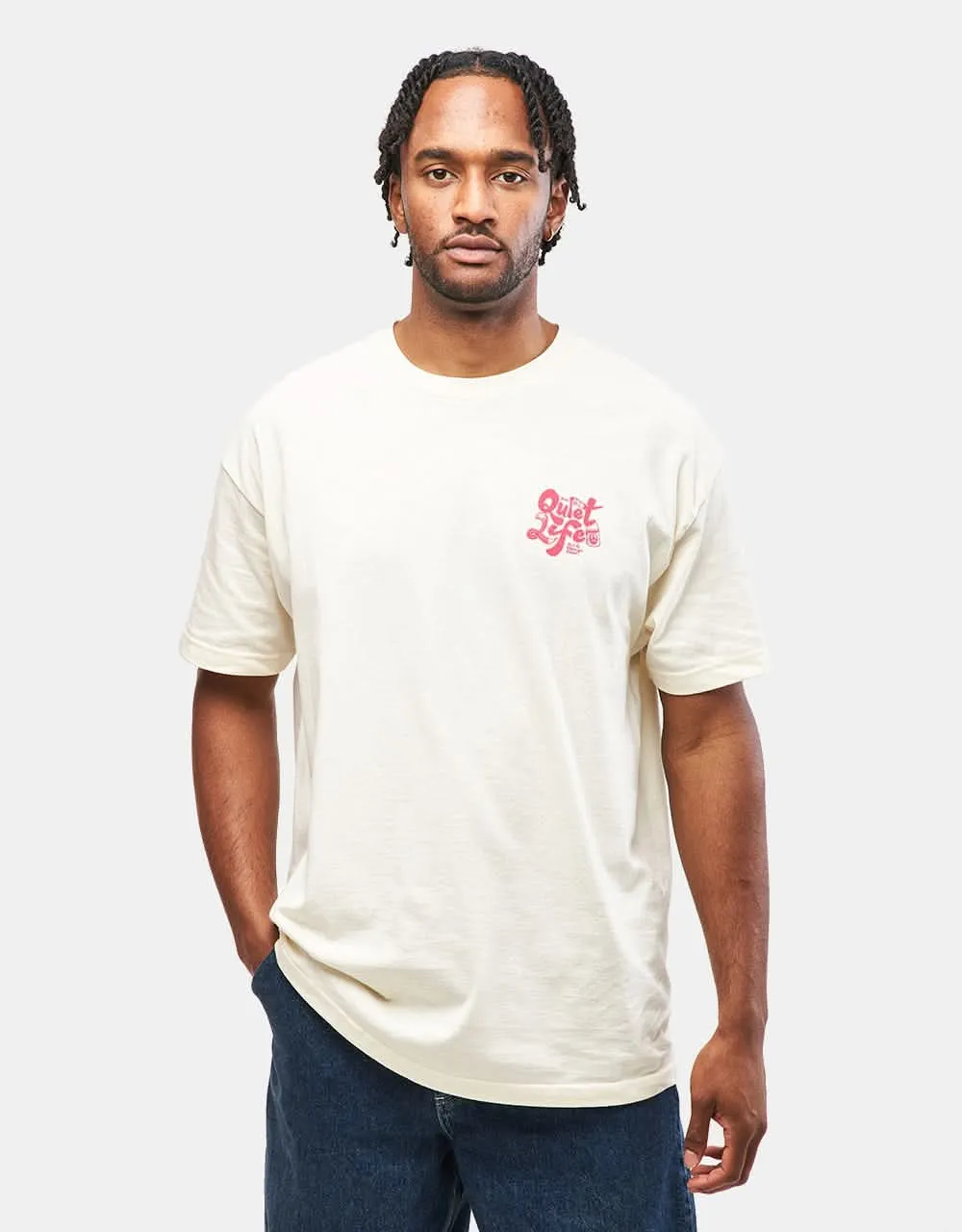 The Quiet Life Design Department T-Shirt - Cream