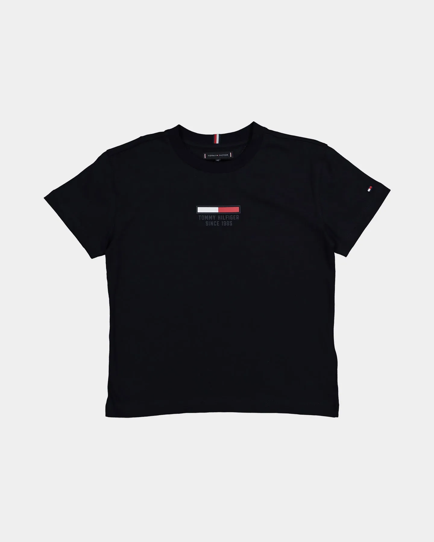 Tommy Hilfiger Kids' Flag Logo Short Sleeve T-Shirt Desert Sky